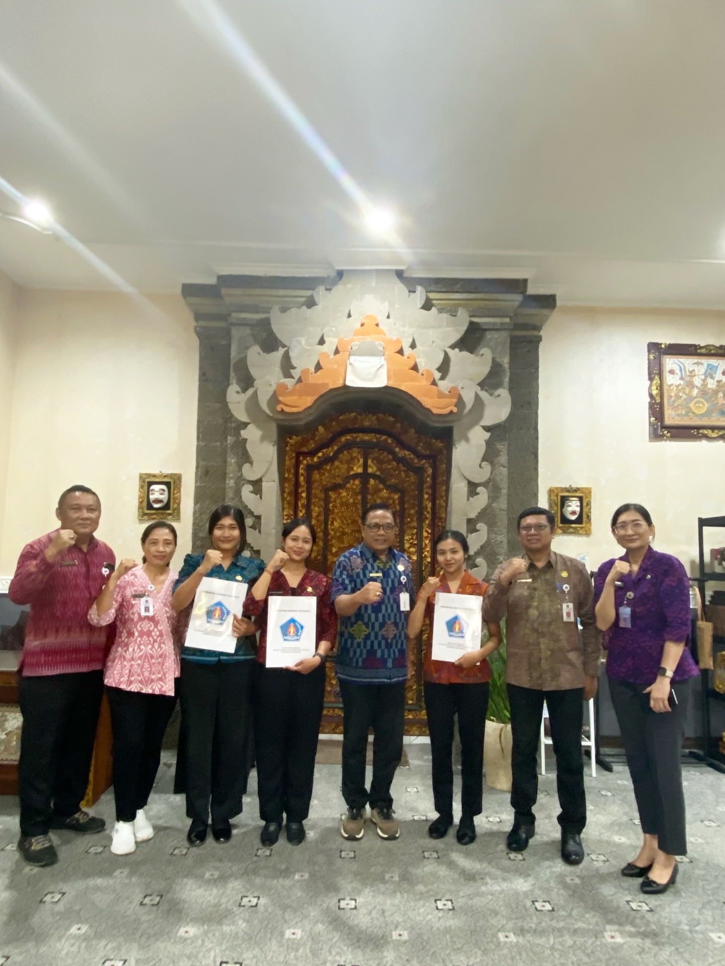 Penyerahan SK CPNS PTDI-STTD Perhubungan Formasi Tahun 2025 di Lingkungan Pemerintah Kabupaten Klungkung